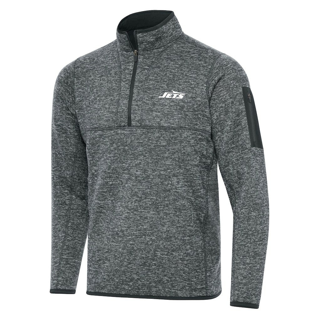 NFL New York Jets Antigua Fortune Quarter-Zip Pullover Jacket