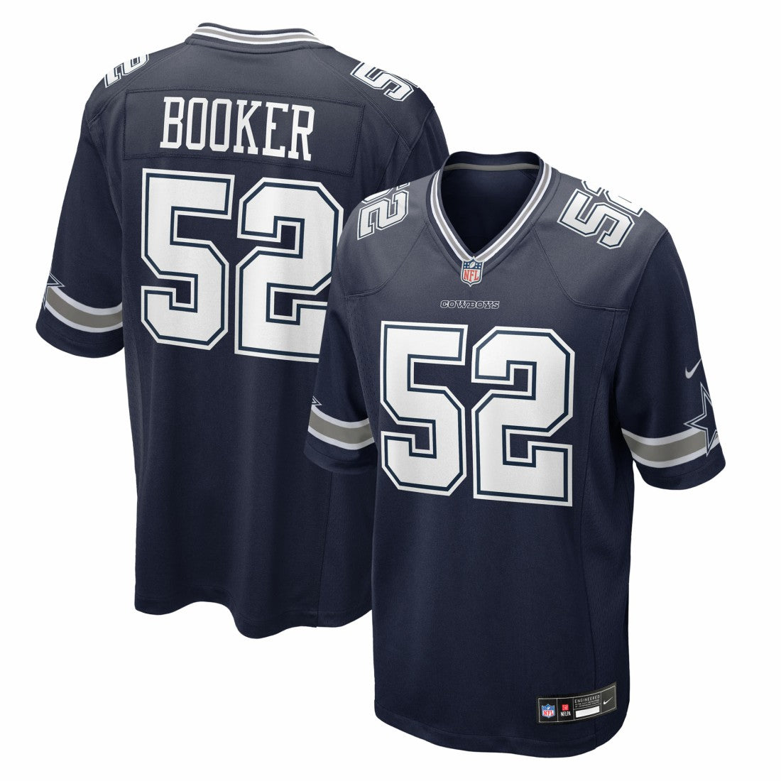 NFL Dallas Cowboys Tyler Booker  2025 NFL Draft First Round Pick Game Jersey