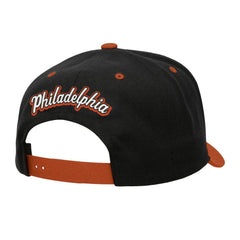Philadelphia Flyers Mitchell & Ness Backside Script 2-Tone Pro Crown Adjustable Hat