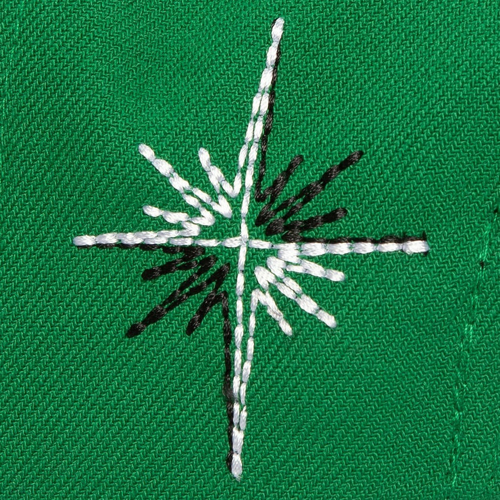 Boston Celtics Starlight Snapback Hat - Kelly Green | Mitchell & Ness for sale