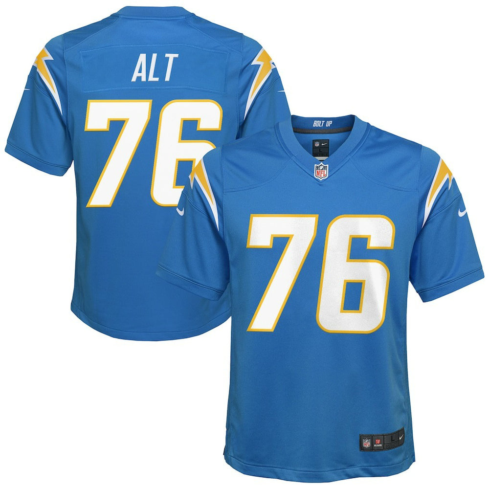 NFL Los Angeles Chargers Joe Alt  Youth Game Jersey