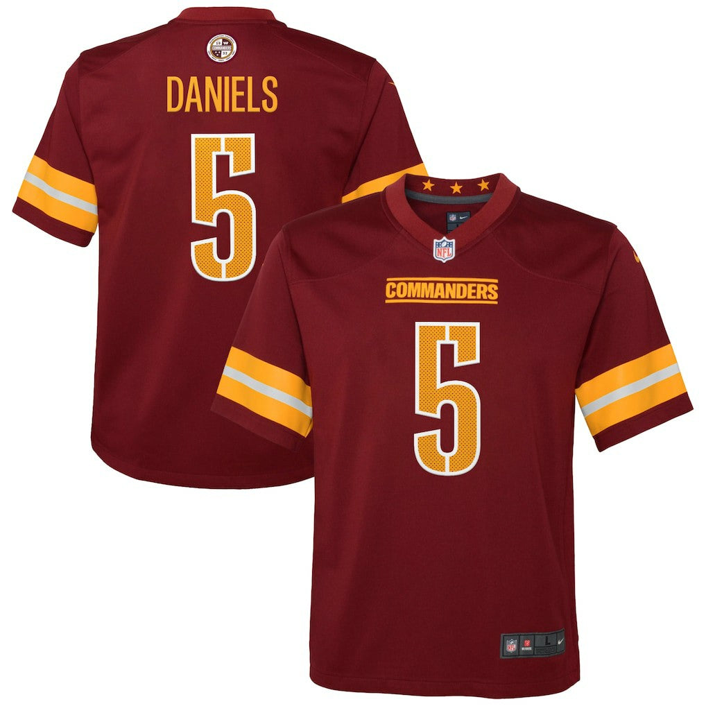 NFL Washington Commanders Jayden Daniels  Youth Game Jersey