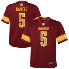 NFL Washington Commanders Jayden Daniels  Youth Game Jersey