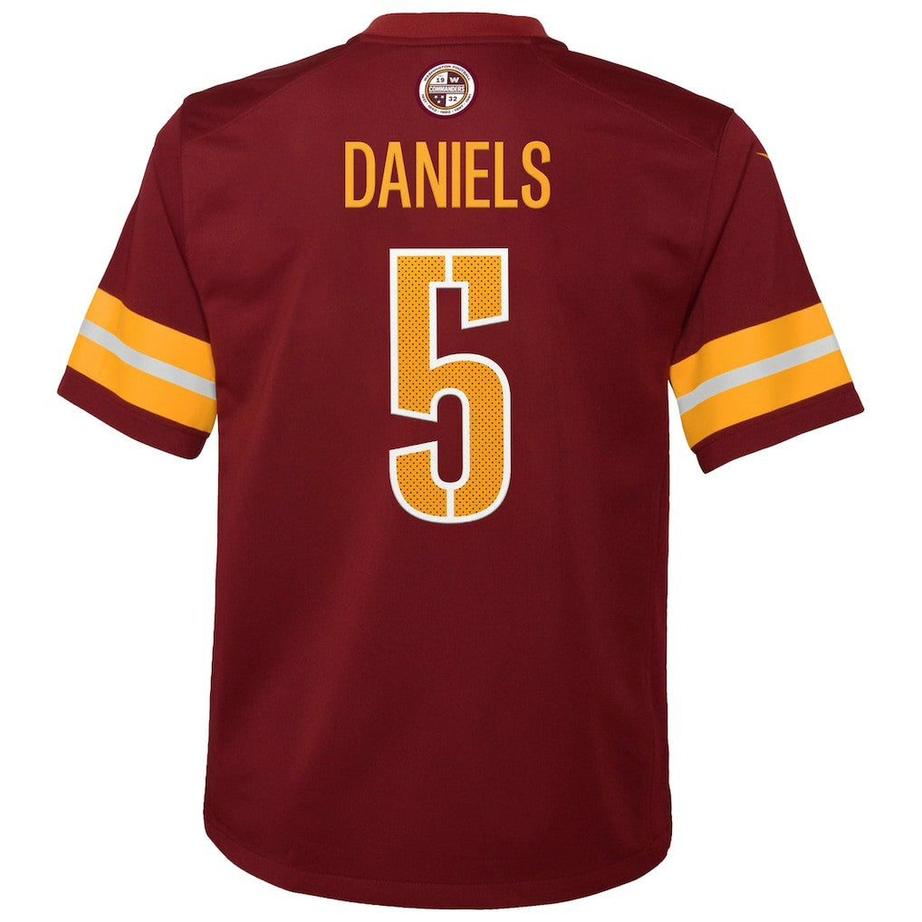 NFL Washington Commanders Jayden Daniels  Youth Game Jersey