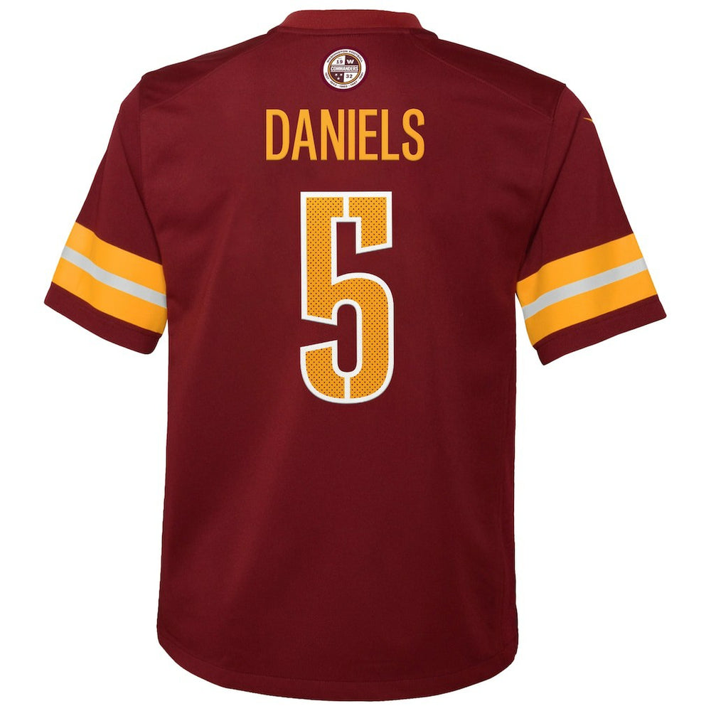 NFL Washington Commanders Jayden Daniels  Youth Game Jersey