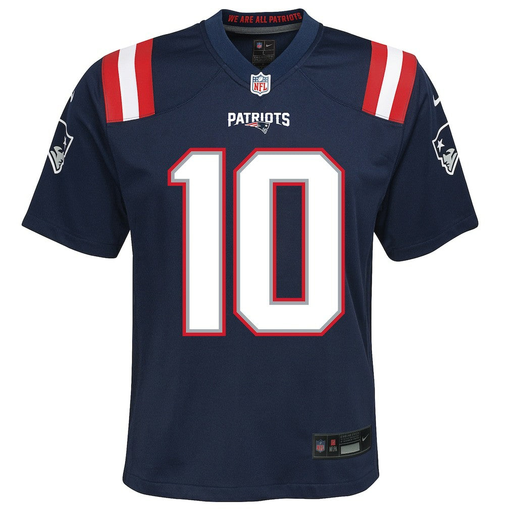 NFL New England Patriots Drake Maye  Youth Game Jersey