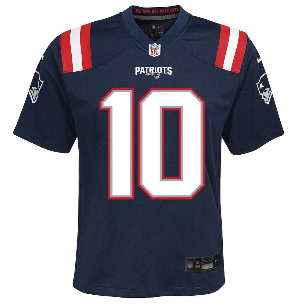NFL New England Patriots Drake Maye  Youth Game Jersey