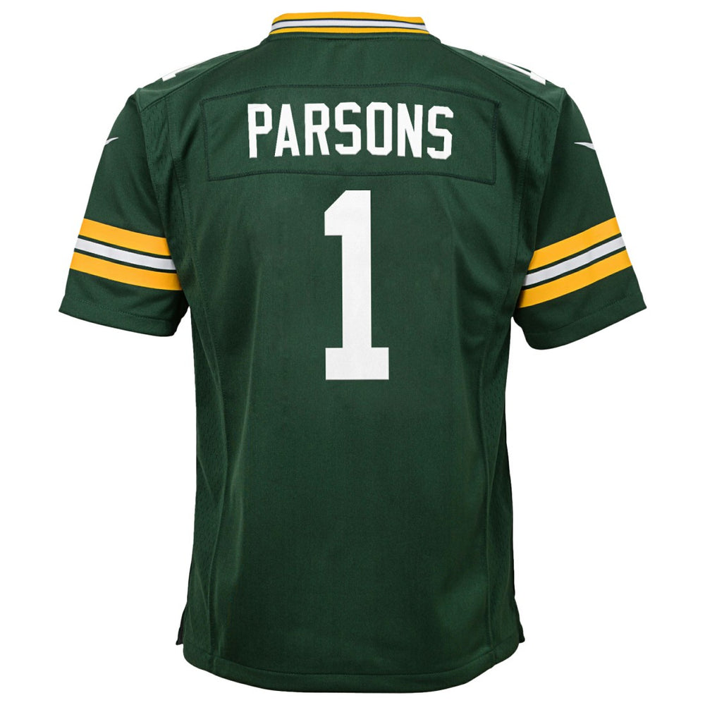 NFL Green Bay Packers Micah Parsons  Youth Game Player Jersey
