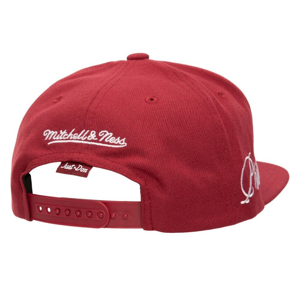 Philadelphia Phillies Just Don x MLB Lux Script Snapback Hat - Maroon | Mitchell & Ness