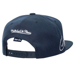 Atlanta Braves Just Don x MLB Lux Script Snapback Hat - Navy | Mitchell & Ness