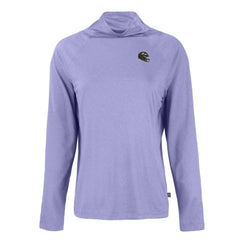 NFL Baltimore Ravens Cutter & Buck Women's Coastline Epic Comfort Eco Recycled Funnel Neck Raglan Pullover Sweatshirt