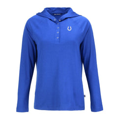 NFL Indianapolis Colts Cutter & Buck Women's Coastline Epic Comfort Eco Recycled Raglan Pullover Hoodie