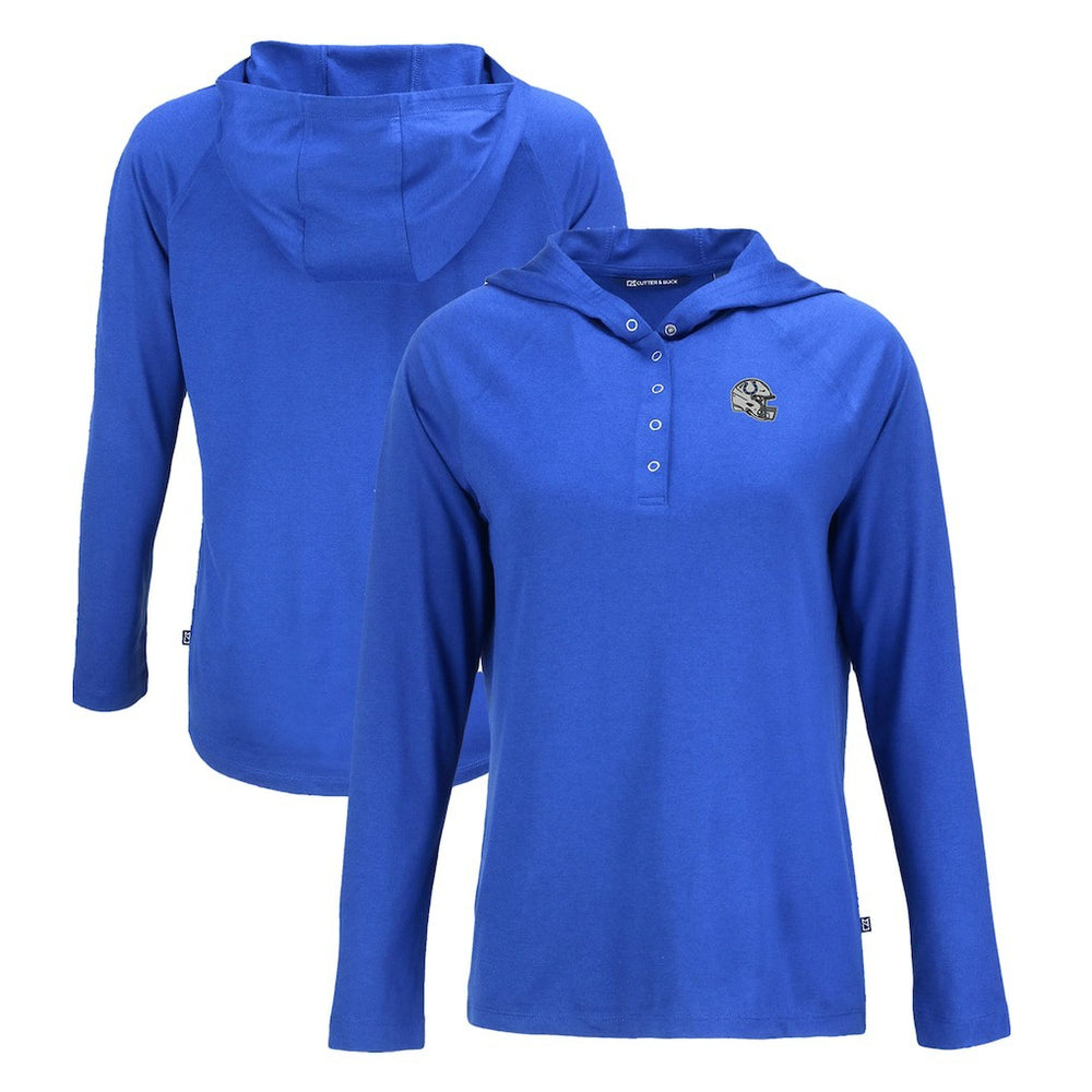 NFL Indianapolis Colts Cutter & Buck Women's Coastline Epic Comfort Eco Recycled Raglan Pullover Hoodie