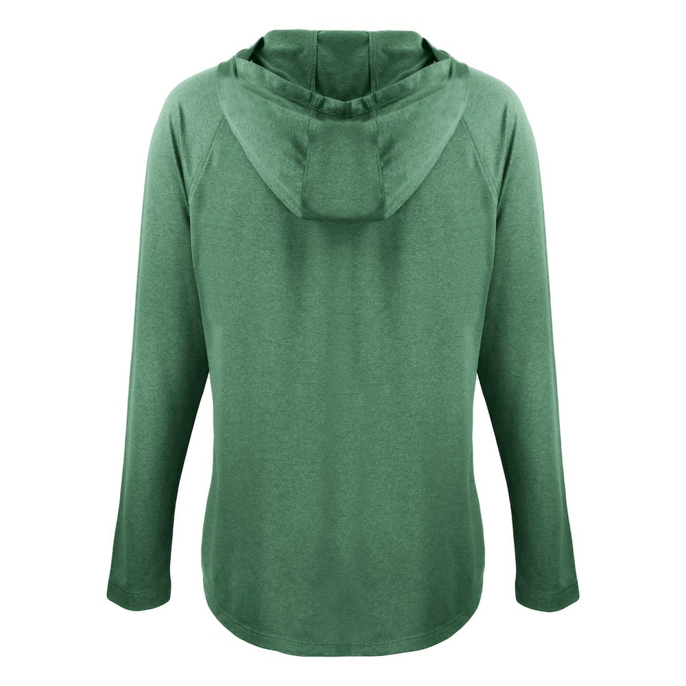 NFL Green Bay Packers Cutter & Buck Women's Coastline Epic Comfort Eco Recycled Raglan Pullover Hoodie