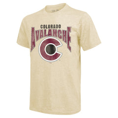 Nathan MacKinnon Colorado Avalanche Majestic Threads Dynasty Name & Number Tri-Blend T-Shirt