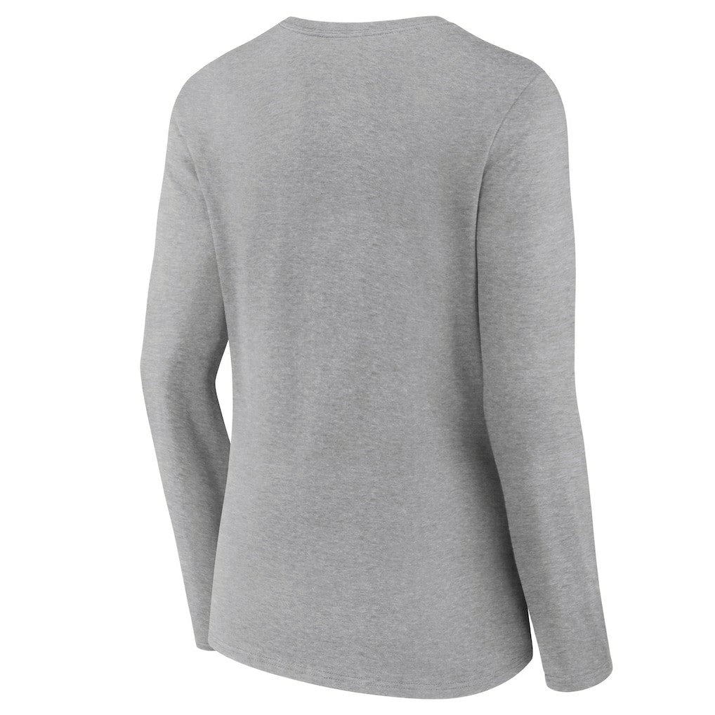 NFL Cleveland Browns Women's Primary Logo Long Sleeve V-Neck T-Shirt