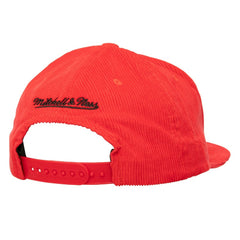 Boston Red Sox Corduroy Snapback Hat - Red | Mitchell & Ness