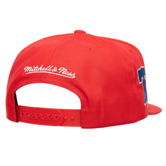 Philadelphia Phillies Double Up Snapback Hat - Red | Mitchell & Ness