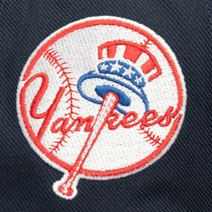 New York Yankees Double Up Snapback Hat - Navy | Mitchell & Ness