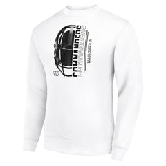 NFL Washington Commanders Starter Half Helmet Team Graphic Tri-Blend Fleece Pullover Sweatshirt