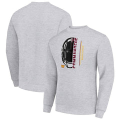 NFL Washington Commanders Starter Half Helmet Team Graphic Tri-Blend Fleece Pullover Sweatshirt