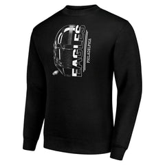 NFL Philadelphia Eagles Starter Half Helmet Team Graphic Tri-Blend Fleece Pullover Sweatshirt