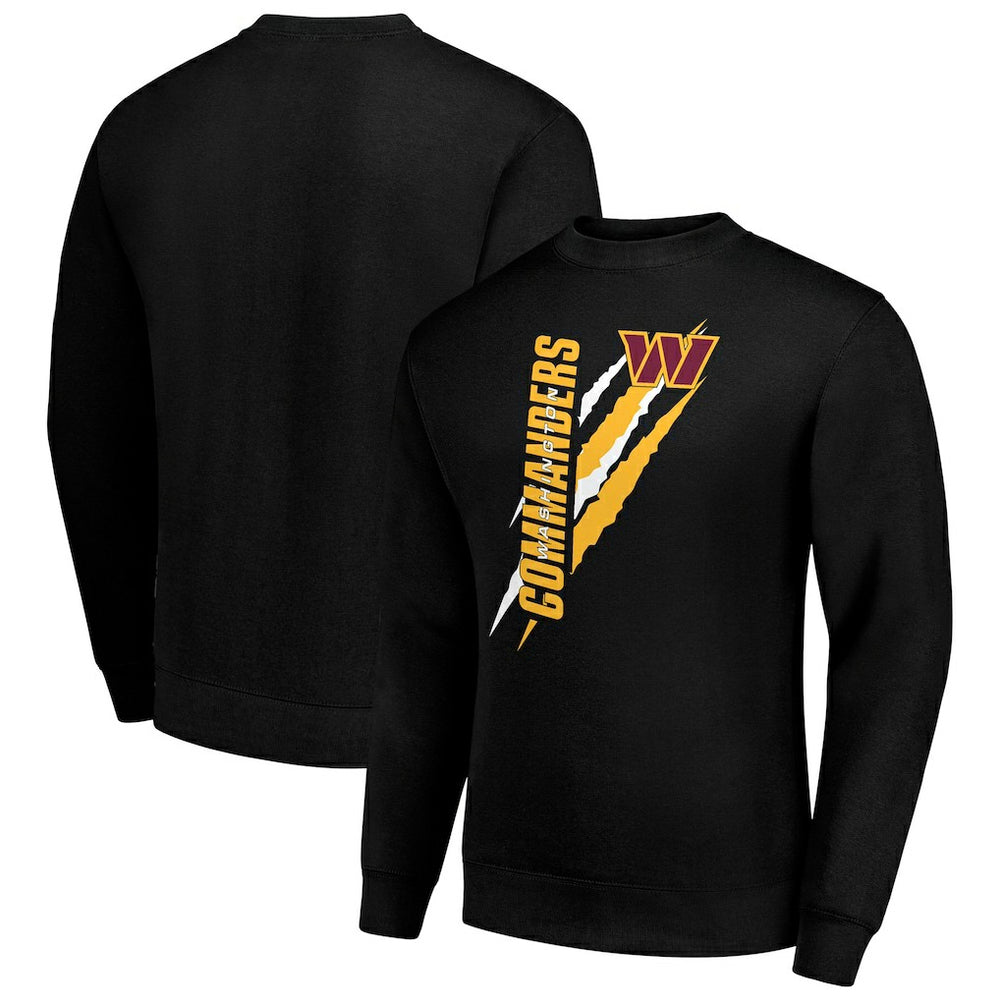 NFL Washington Commanders Starter Color Scratch Team Graphic Fleece Pullover Sweatshirt