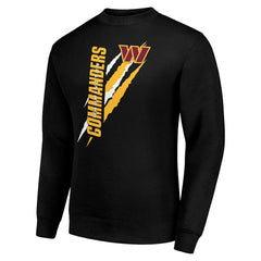 NFL Washington Commanders Starter Color Scratch Team Graphic Fleece Pullover Sweatshirt