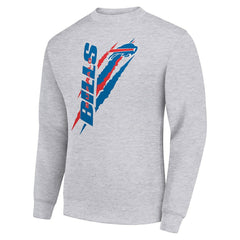 NFL Buffalo Bills Starter Color Scratch Team Graphic Fleece Pullover Sweatshirt