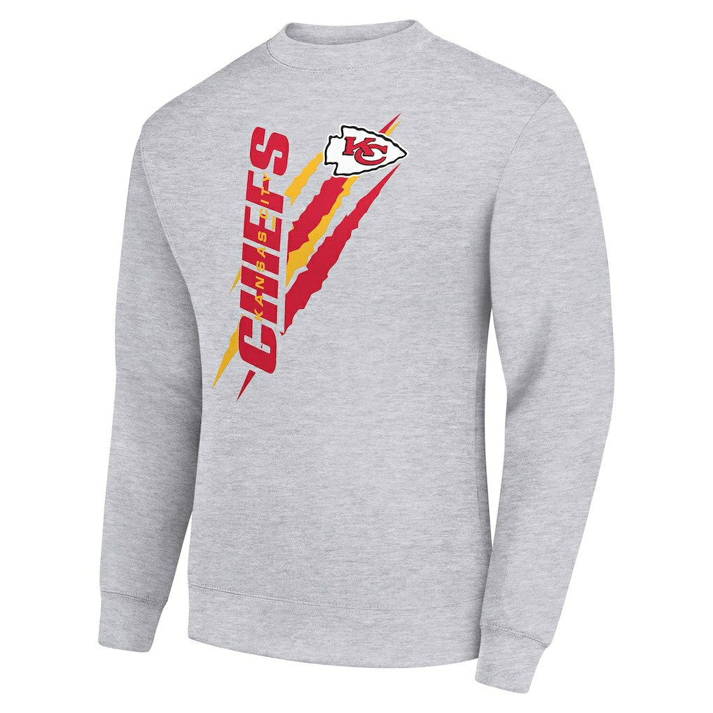 NFL Kansas City Chiefs Starter Color Scratch Team Graphic Fleece Pullover Sweatshirt