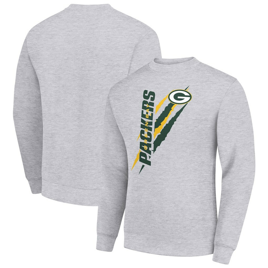 NFL Green Bay Packers Starter Color Scratch Team Graphic Fleece Pullover Sweatshirt