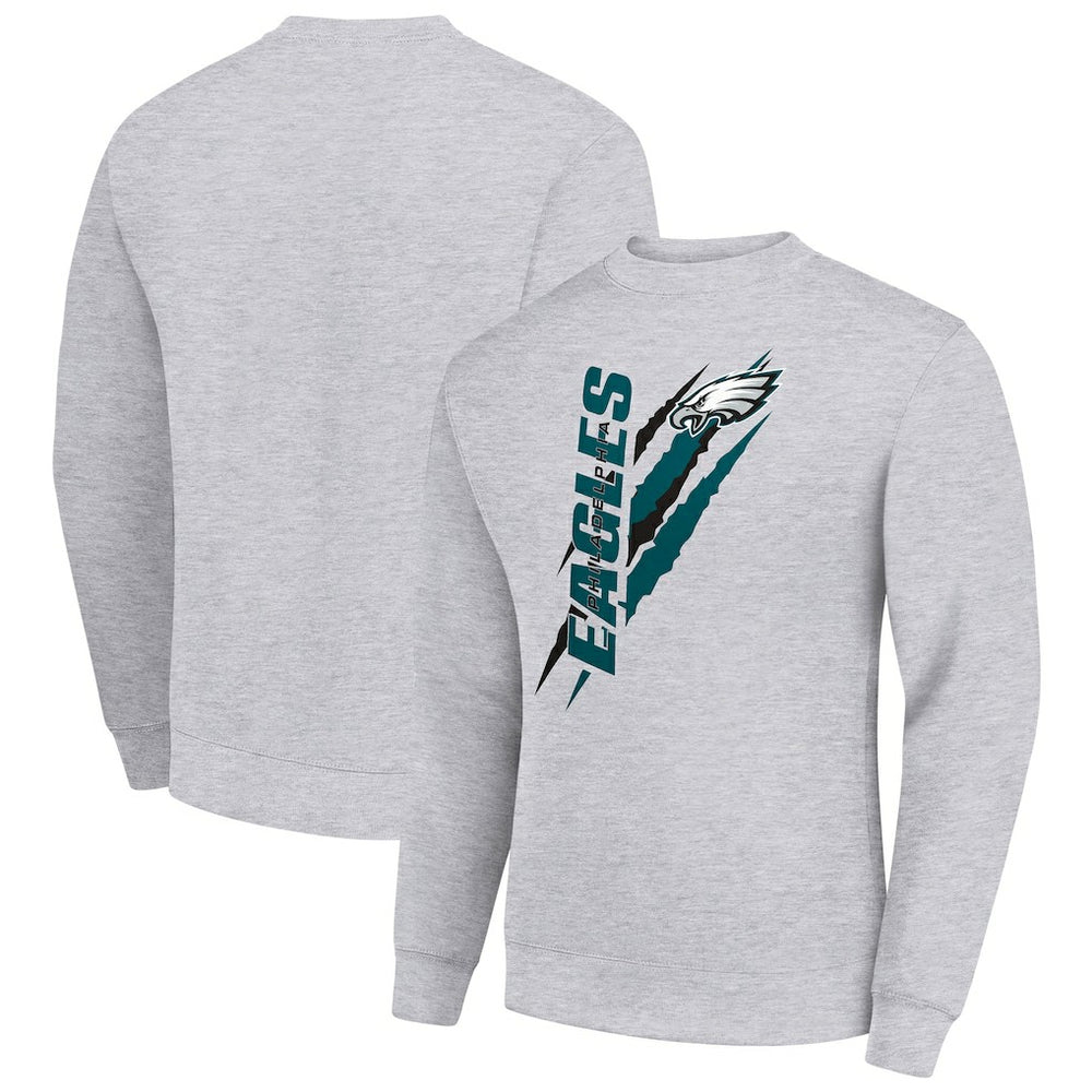 NFL Philadelphia Eagles Starter Color Scratch Team Graphic Fleece Pullover Sweatshirt