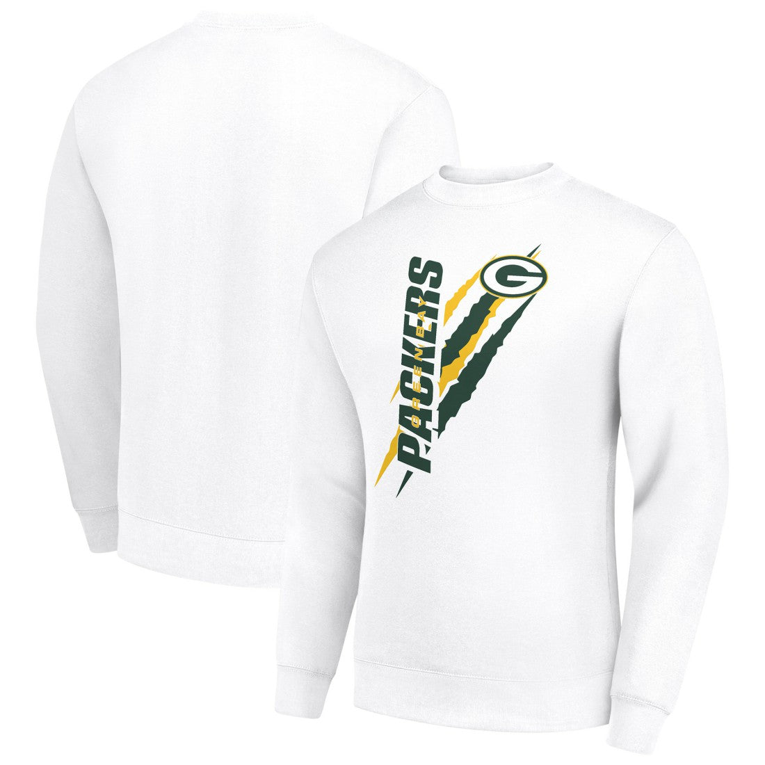 NFL Green Bay Packers Starter Color Scratch Team Graphic Fleece Pullover Sweatshirt