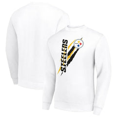 NFL Pittsburgh Steelers Starter Color Scratch Team Graphic Fleece Pullover Sweatshirt