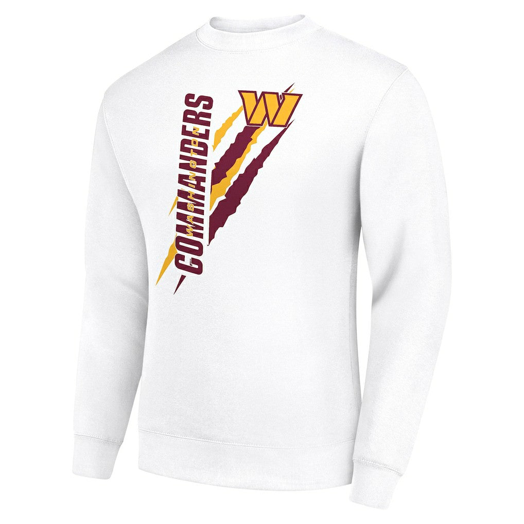 NFL Washington Commanders Starter Color Scratch Team Graphic Fleece Pullover Sweatshirt