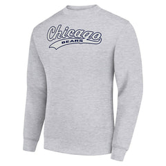 NFL Chicago Bears Starter Tailsweep Team Graphic Tri-Blend Fleece Pullover Sweatshirt
