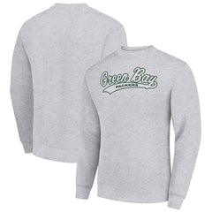 NFL Green Bay Packers Starter Tailsweep Team Graphic Tri-Blend Fleece Pullover Sweatshirt