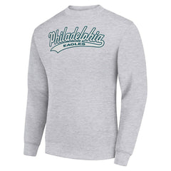 NFL Philadelphia Eagles Starter Tailsweep Team Graphic Tri-Blend Fleece Pullover Sweatshirt