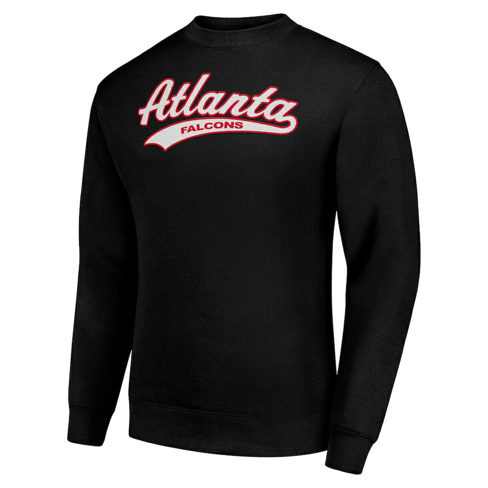 NFL Atlanta Falcons Starter Tailsweep Team Graphic Tri-Blend Fleece Pullover Sweatshirt