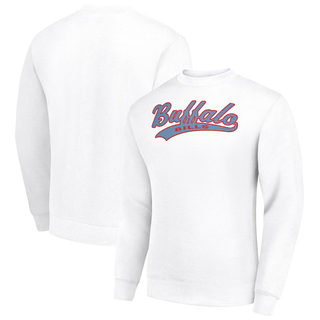 NFL Buffalo Bills Starter Tailsweep Team Graphic Tri-Blend Fleece Pullover Sweatshirt