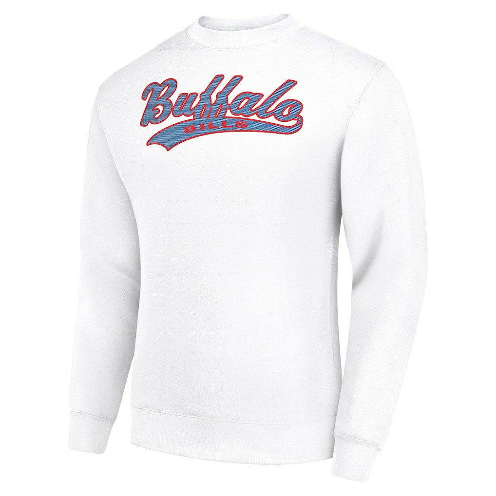 NFL Buffalo Bills Starter Tailsweep Team Graphic Tri-Blend Fleece Pullover Sweatshirt