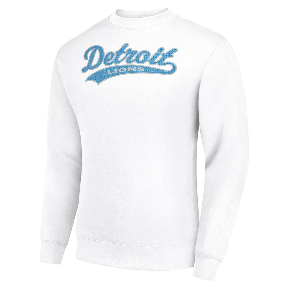 NFL Detroit Lions Starter Tailsweep Team Graphic Tri-Blend Fleece Pullover Sweatshirt