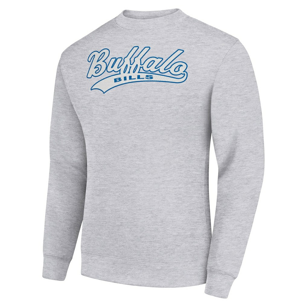 NFL Buffalo Bills Starter Tailsweep Team Graphic Tri-Blend Fleece Pullover Sweatshirt