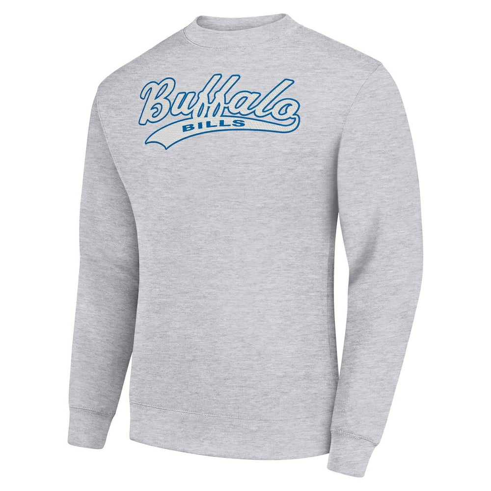 NFL Buffalo Bills Starter Tailsweep Team Graphic Tri-Blend Fleece Pullover Sweatshirt