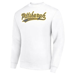 NFL Pittsburgh Steelers Starter Tailsweep Team Graphic Tri-Blend Fleece Pullover Sweatshirt