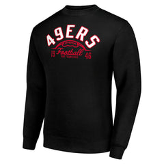 NFL San Francisco 49ers Starter Half Ball Team Graphic Tri-Blend Fleece Pullover Sweatshirt