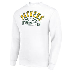 NFL Green Bay Packers Starter Half Ball Team Graphic Tri-Blend Fleece Pullover Sweatshirt
