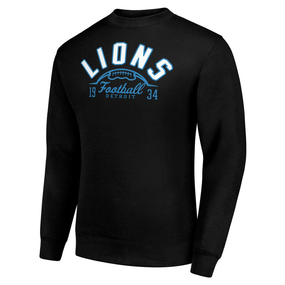 NFL Detroit Lions Starter Half Ball Team Graphic Fleece Pullover Sweatshirt