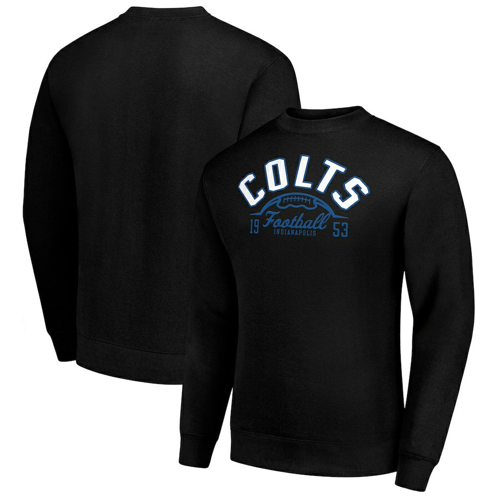 NFL Indianapolis Colts Starter Half Ball Team Graphic Fleece Pullover Sweatshirt