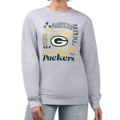 NFL Green Bay Packers G-III 4Her by Carl Banks Women's Collage Graphic Fleece Pullover Sweatshirt